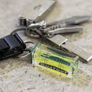 ワットノット 水平器 キーリング キーホルダー レベル LEVEL KEYCHAIN 測定 ギフト ...