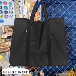 WHATNOT マルチ収納 トートバッグ ブラック 内側スポンジ入り二層構造 防水加工 大型収納 キャリーバッグ 収納カバン MB-01-BK 4962308971382