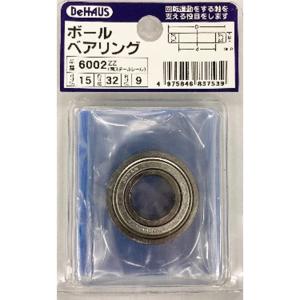 新潟精機 ボールベアリング 6002ZZ 4975846837539