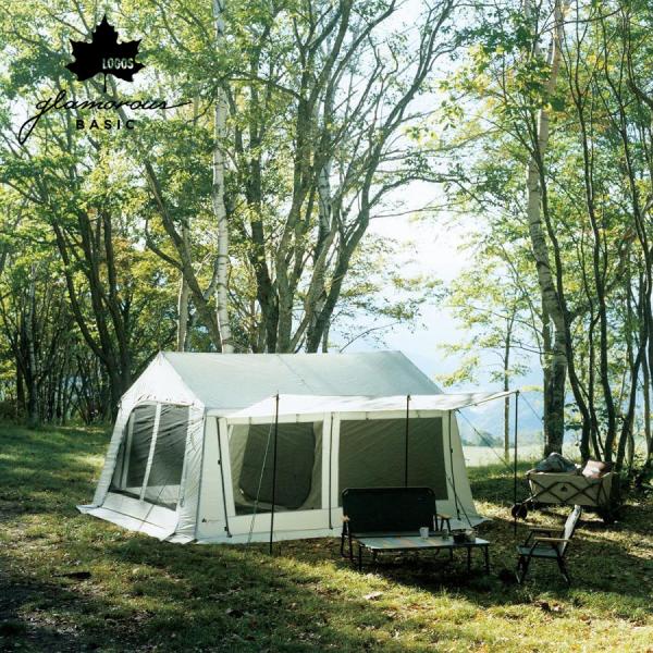 ロゴス キャンプ テント ファミリー 大型 コテージ型 logos アウトドア レジャー キャノピー...
