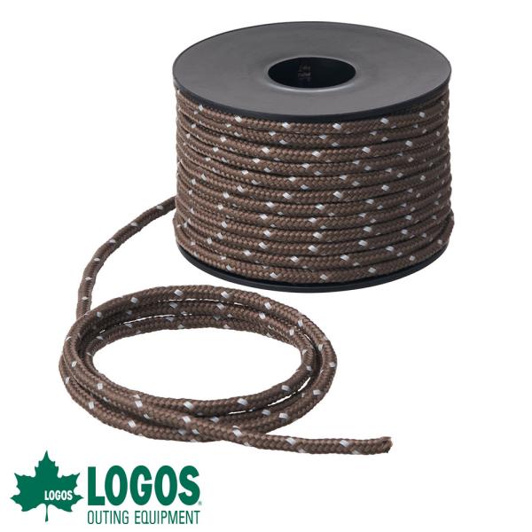 ロゴス logos ガイロープ 反射 テントロープ 6mm 張り綱 反射材 強度 ロープ タフガイロ...