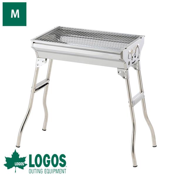 ロゴス logos バーベキューコンロ 折りたたみ バーベキューグリル BBQ ワイド 幅広 キャン...