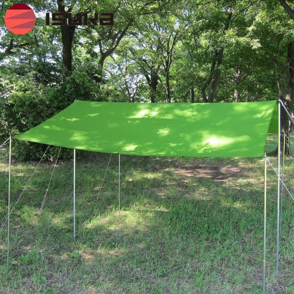 ISUKA イスカ 日よけ シェード タープ 209602 オープンエア ウルトラライトタープ グリ...