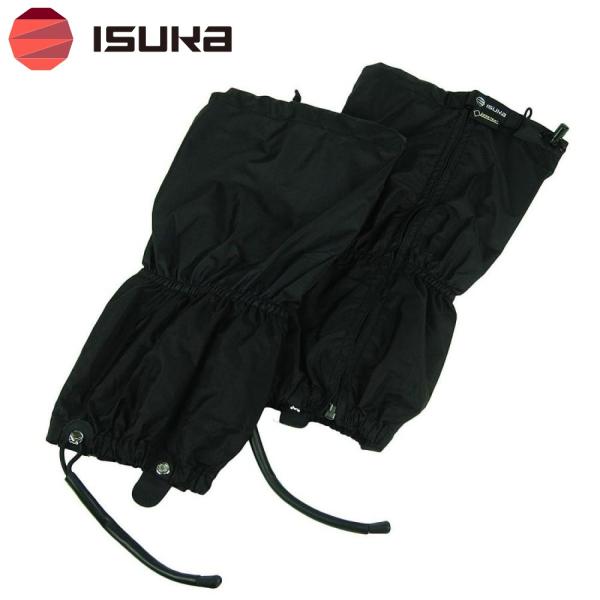 ISUKA イスカ 登山用ゲイター スパッツ 246101 ゴアテックス ライトスパッツ ブラック ...