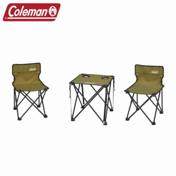コールマン Coleman アウトドア キャンプ ドリンクホルダー テーブルセット チェア コンパク...