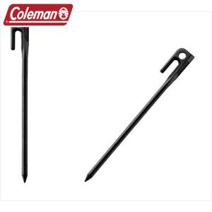 Coleman コールマン 2000017189 スチールソリッドペグ 20cm ブラック 1pc｜whatnot