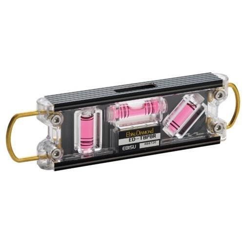 水平器 足場組立用 超強力磁石付 水平 垂直 測定 エビス 鳶レベル プロ 黒/赤 大工 大工道具 ...