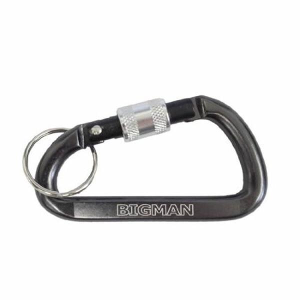 カラビナ CARABINER 80mm AFC1L-8GY グレー  固定具 金属リング 道具 工具...