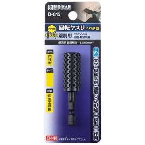 ビッグマン 六角軸 回転ヤスリ イバラ 円柱型 D-815 4962308716273