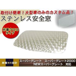 07スーパーグレート用 安全窓透明ブルー 透明 内窓用 : トラック