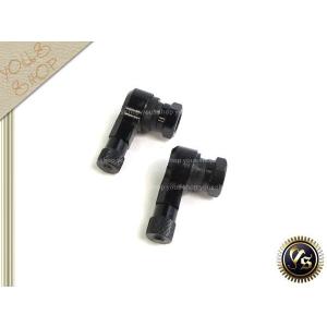 新品 アルミ CNC削り出し 90度 L型 エアバルブ 空気入れ 空気圧 原付