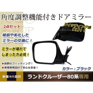トヨタ 純正 新品 ランクル80 バン ドアミラー アウターリアビュー
