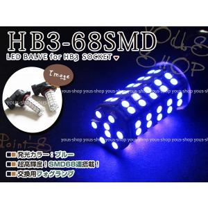 VOXY 80系 ハイブリッド 12V/24V HB3 LED ハイビーム 68連 12V ヘッドラ...