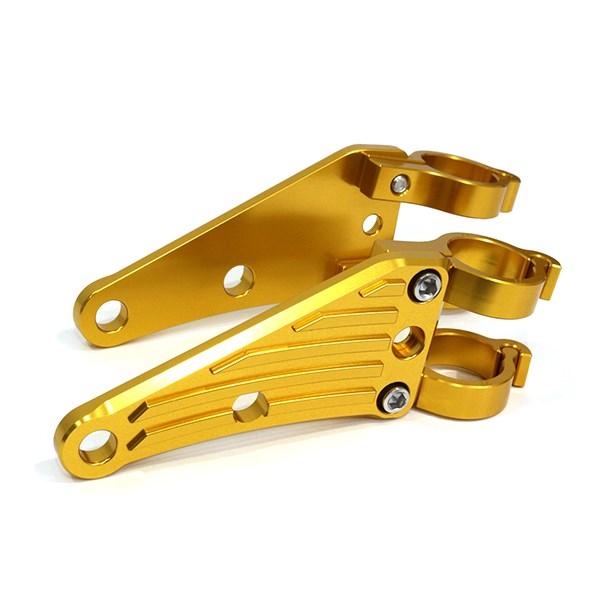 XJR1300 98-07 43mm φ43 43パイ アルミ ビレット ヘッドライト ステー ヘッ...