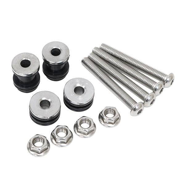 ハーレー クイックリリース シーシーバー ドッキング デタッチャブル ハードウェア キット 取り外し...