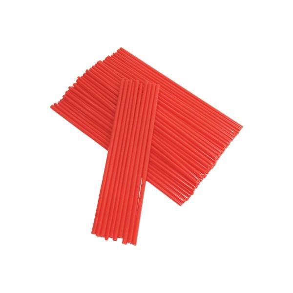 スポークスキン ホイール カスタム アクセサリー パーツ ラップ 72本 レッド KLX250 Dト...