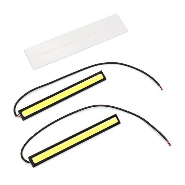 ю メール便】 LED デイライト スポットライト COB 防水仕様 薄型タイプ 定電圧回路搭載 バ...