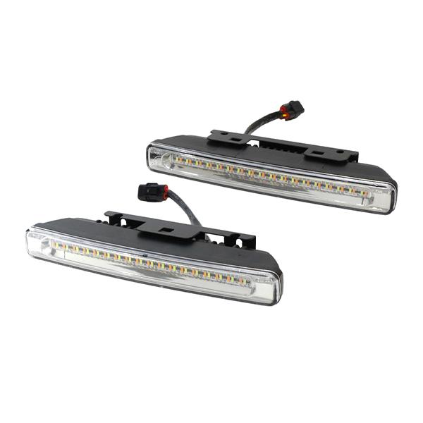 ю 【汎用】 LED 36連 シーケンシャル ウインカー/デイライト DC12V 左右2個 アンバー...