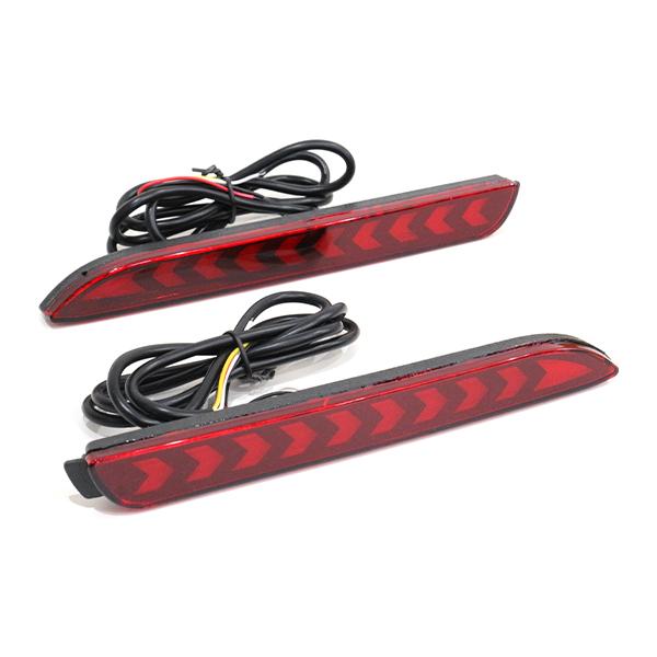 ю 【メール便送料無料】 ファイバーLED！ トヨタ RAV4 50系 LED リフレクター シーケ...