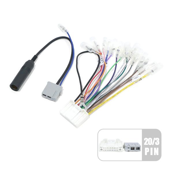 ю 【メール便送料無料】 オーディオハーネス 逆カプラー 日産 三菱 スズキ [ 20P/3P ] ...