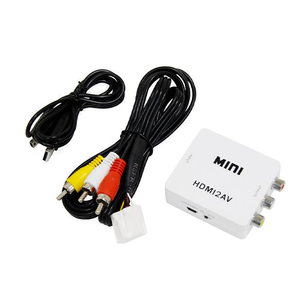 ю 【メール便】スマホ画面がナビで見れる! ミラーリング キット HDMI → RCA 変換 アダプ...