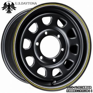 U.S.Daytona デイトナ　マットブラックカラー ホイール4本セット 日産NV350/E26キャラバン推薦サイズ｜wheel-station