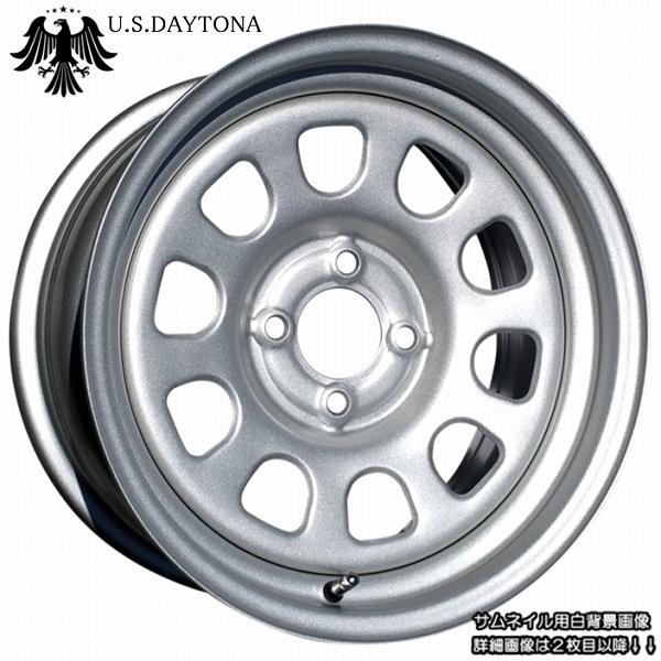 U.S.Daytona デイトナ 15x7.0J 前後異 オフセット +30/+20 PCD100 ...