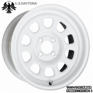 U.S.Daytona デイトナ 15x7.0J オフセット+30 PCD100 ホワイトカラー