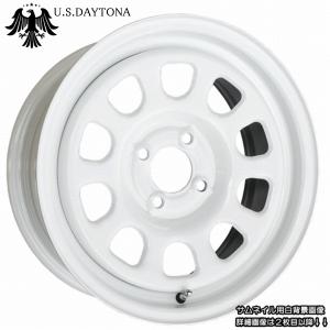 U.S.Daytona デイトナ 15x7.0J オフセット+20 PCD100 ホワイトカラー