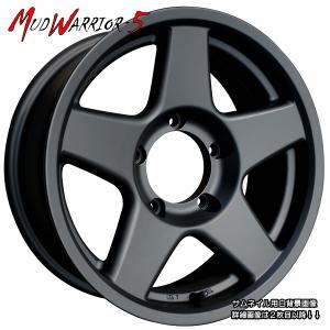 MUD WARRIOR-5 MW-5 16x5.5J OFF±0 PCD139.7 ホイール4本セット 軽規格