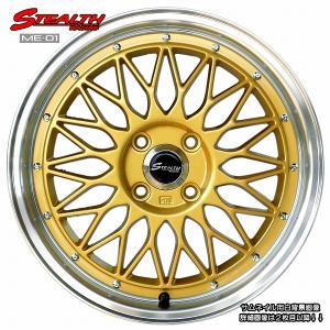 ステルスレーシング ME01 人気のメッシュ 軽四用 新品ホイール 4本 