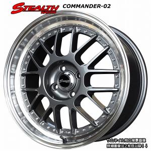 ステルスレーシング K35 17X7.0J OFF+42 PCD100 人気の2段