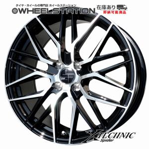 X-TECHNIC Spider 18x8.0J OFF+50 5H/PCD100 精悍な見た目のスパイダー