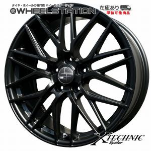 X-TECHNIC Spider 18x7.5J OFF+48 5H/PCD100　精悍な見た目のスパイダーメッシュホイール4本セット｜wheel-station