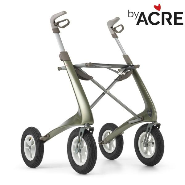 byACRE（バイエーカー）カーボン・オーバーランド ＜グリーンメタリック＞ 歩行器 屋外用 アウト...