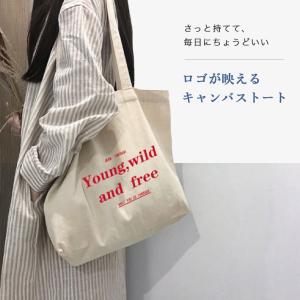 トートバッグ レディース 帆布 大きめ a4 ...の詳細画像2