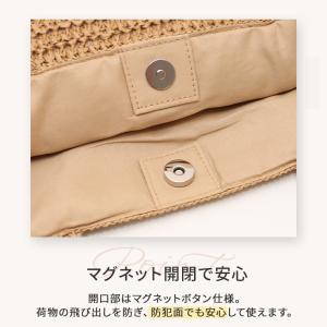 トートバッグ レディース かごバッグ カゴバッ...の詳細画像5