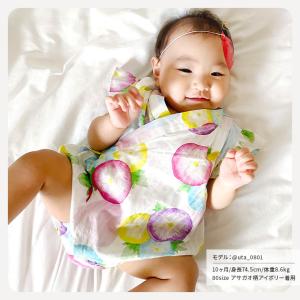 子供 甚平 女の子 ベビー ロンパース 赤ちゃ...の詳細画像4