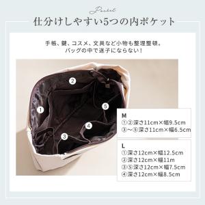バッグインバッグ バックインバック 自立 大き...の詳細画像5