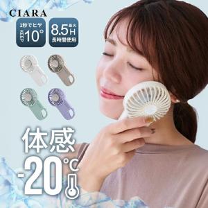 ハンディファン 冷却プレート 静音 軽量 2026 携帯扇風機 おしゃれ 薄型 吊り下げ 持ち歩き ハンディ 充電式 強力 LIZDAYS プレゼント ギフト 夏