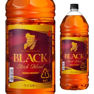 ブラックニッカ ウイスキー ニッカ リッチブレンド4L 4000ml×4本 : 酒