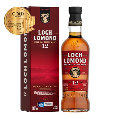 ウイスキー 全英オープンゴルフ 公式ウイスキー ロッホローモンド12年 46度 700ml 箱付 正...