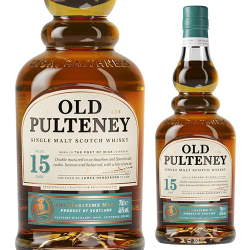 ウイスキー オールドプルトニー 15年 700ml 46度 正規 スコッチ ハイランド シングルモル...