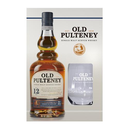 オールドプルトニー 12年 グラス付き 40度 700ml 数量限定 スコッチ ハイランド シングル...
