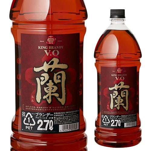 5/12 P+3％ キングブランデーV.O 「蘭」 37度 2700ml ブランデー 長S