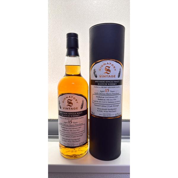 シークレットスペイサイド (マッカラン)15年(2009)　シグナトリー for K&amp;L