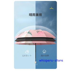 傘 3段折りたたみ日傘 日傘 レディース 傘袋...の詳細画像5