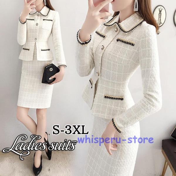 卒業式 服 母 セレモニースーツ セットアップ レディース 秋 春 冬 フォーマル スカート ジャケ...