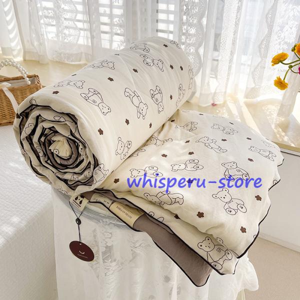 掛け布団 掛けふとん 肌掛け布団 子供用 シングル 大豆繊維 掛布団 かわいい キッズ 子供 女の子...