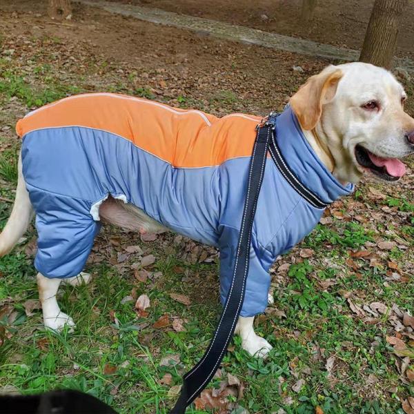 大型犬 中型犬 ジャケット ベスト 犬服 防寒 コート 暖かい ダウン風ジャケット 秋冬 お散歩 カ...